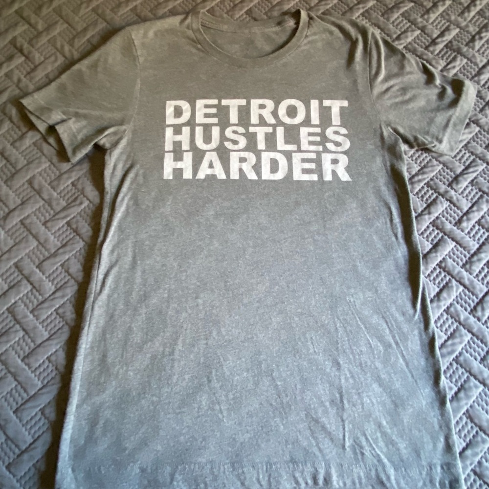 Women’s Detroit Hustles Harder T-shirt